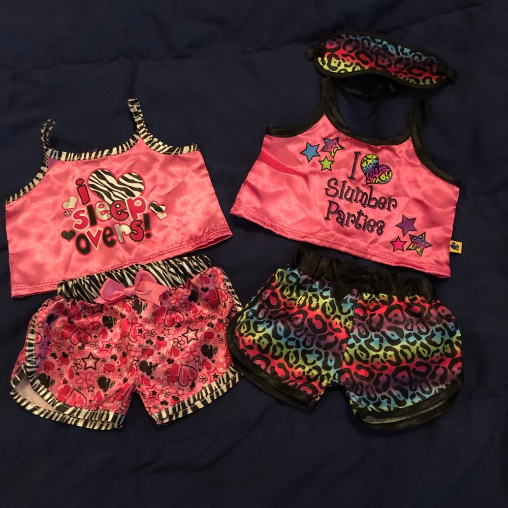 Build-A-Bear pajama sets